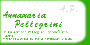 annamaria pellegrini business card